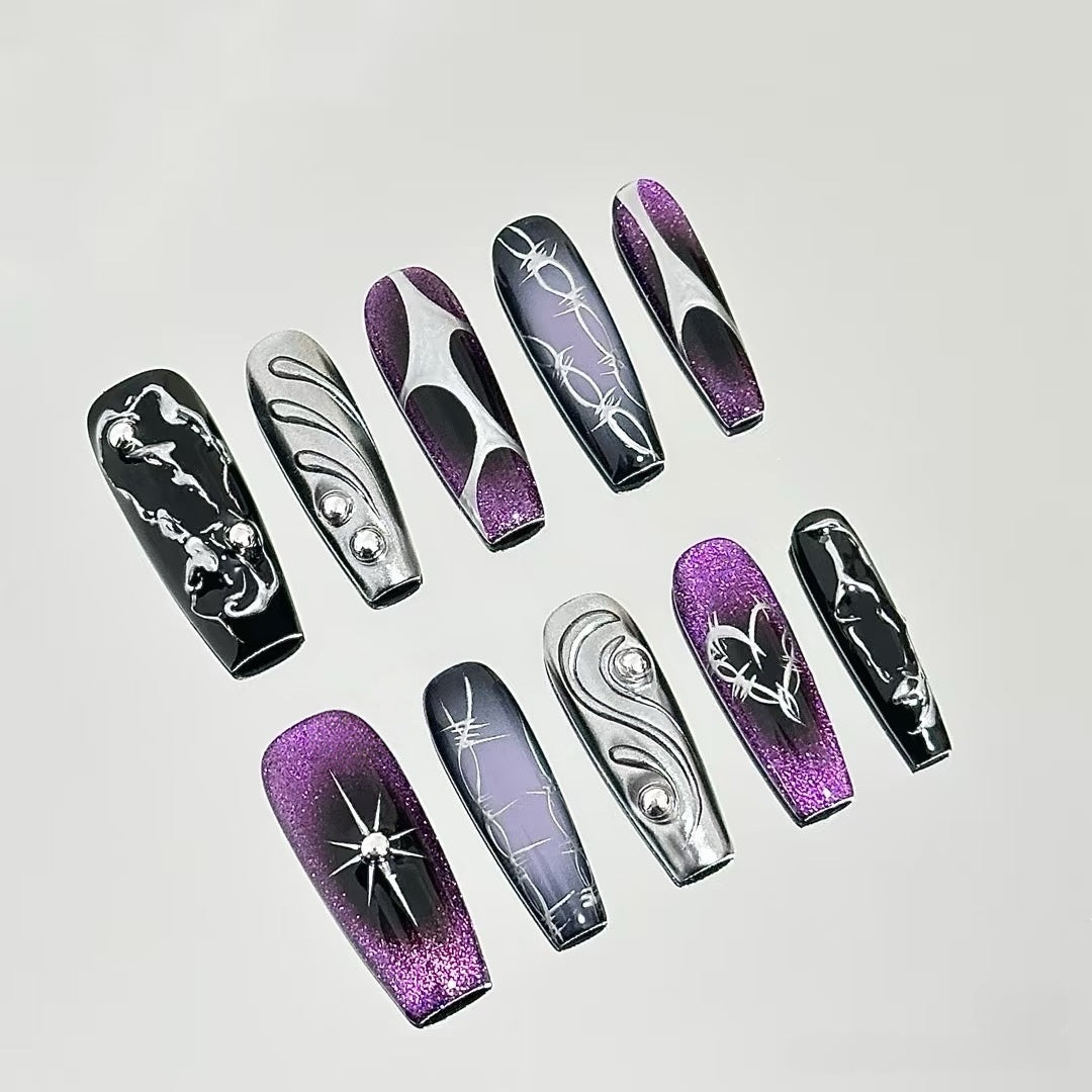 أرجواني معدني متدفق