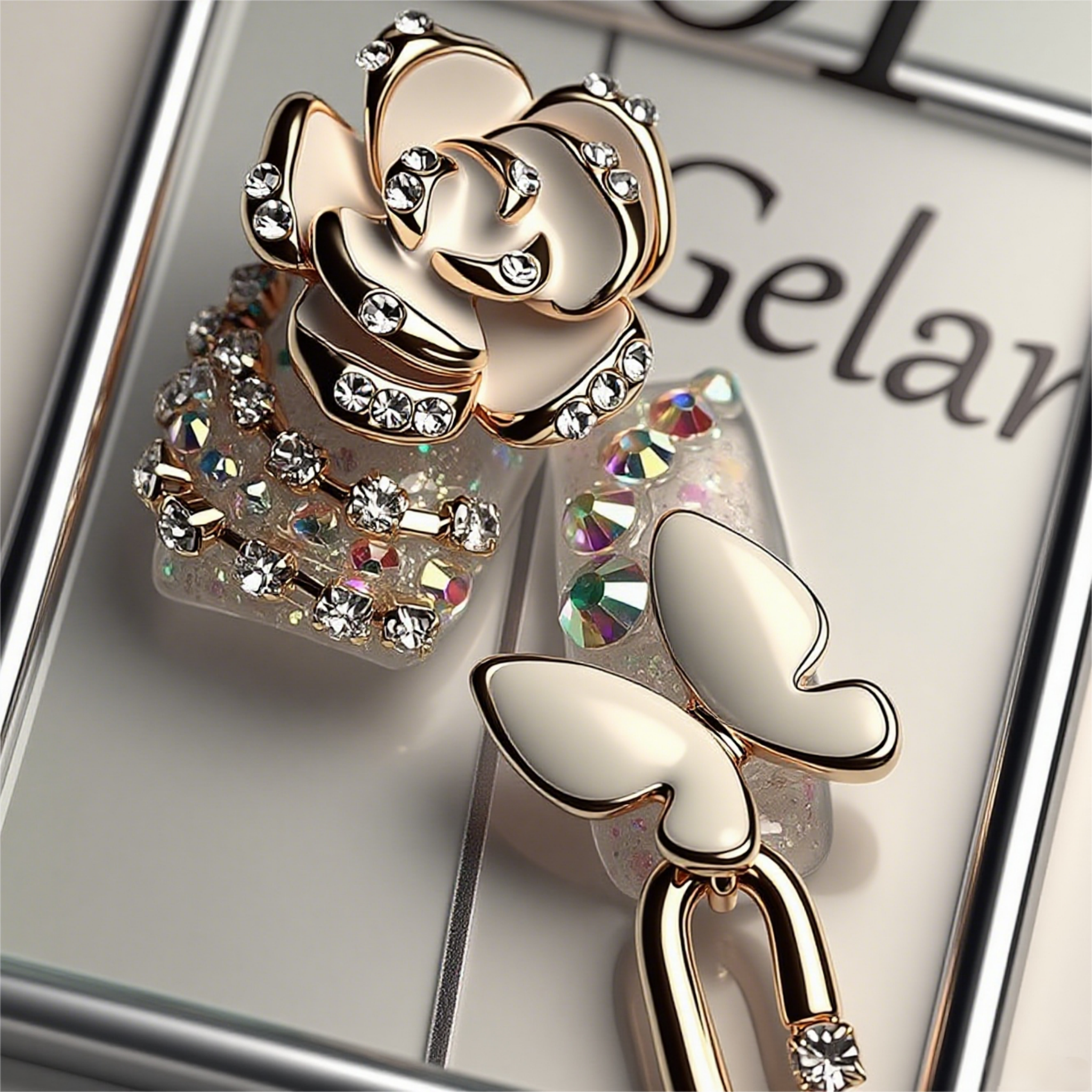 الفراشات تحوم فوق الزهور